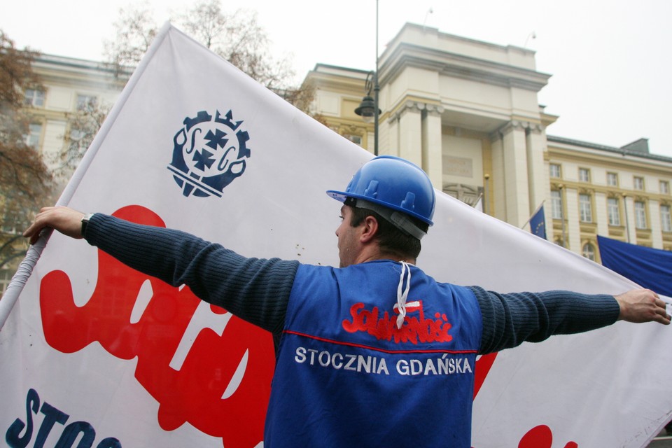 WARSZAWA ZWIĄZKI PROTEST EMERYTURY