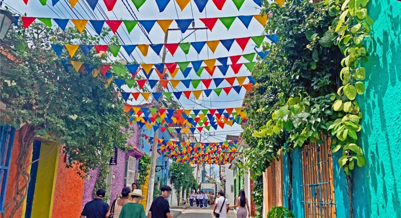 There were so many bright, beautiful spots to explore in Colombia. Mira Miller