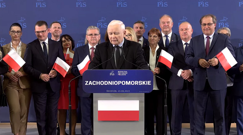 Jarosław Kaczyński w Szczecinie