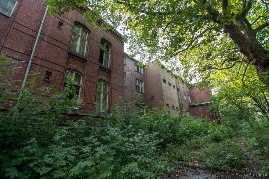 Opuszczony szpital w Raciborzu.