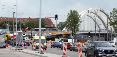 Uwaga! Znowu zmiany przy budowie wiaduktu Biskupia Górka w Gdańsku