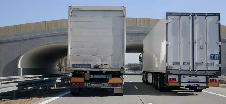 Koniec z wyprzedzaniem się ciężarówek na polskich drogach?
