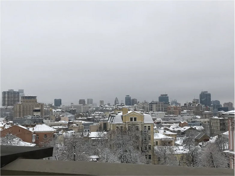 Centrum Kijowa w poniedziałek rano