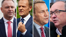 sikorski i tusk rosną, czarzasty z rekordem. jedna osoba traci. co pok