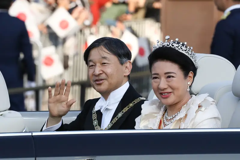 Cesarz Naruhito i cesarzowa Masako w 2019 r.