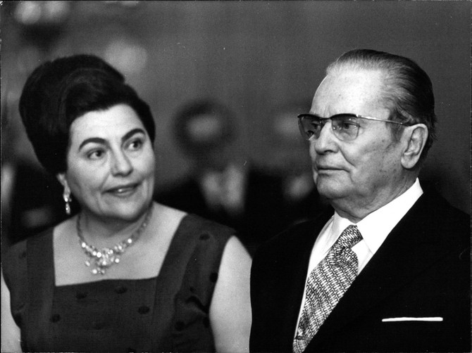 Jovanka Broz i Josip Broz Tito 