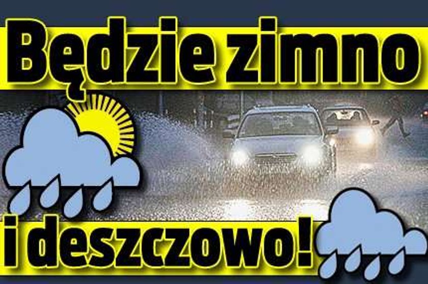 Prognoza na przyszły tydzień: Będzie zimno i deszczowo