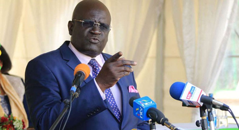 File image of Education CS George Magoha