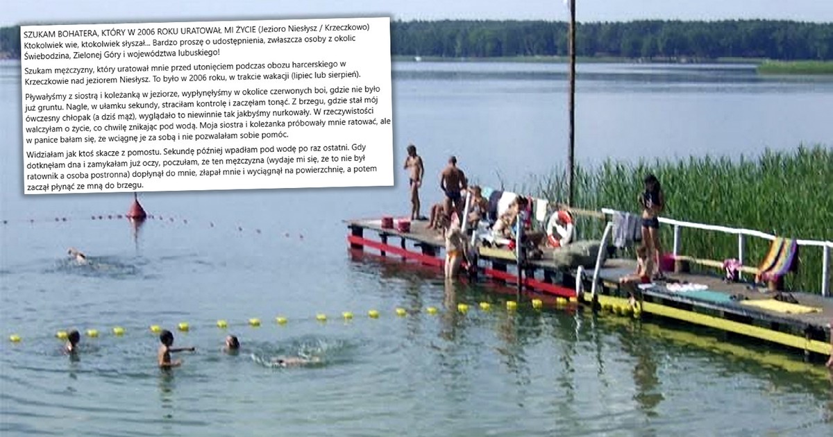 20 lat później: Harcerka odnajduje swojego wybawcę z jeziora