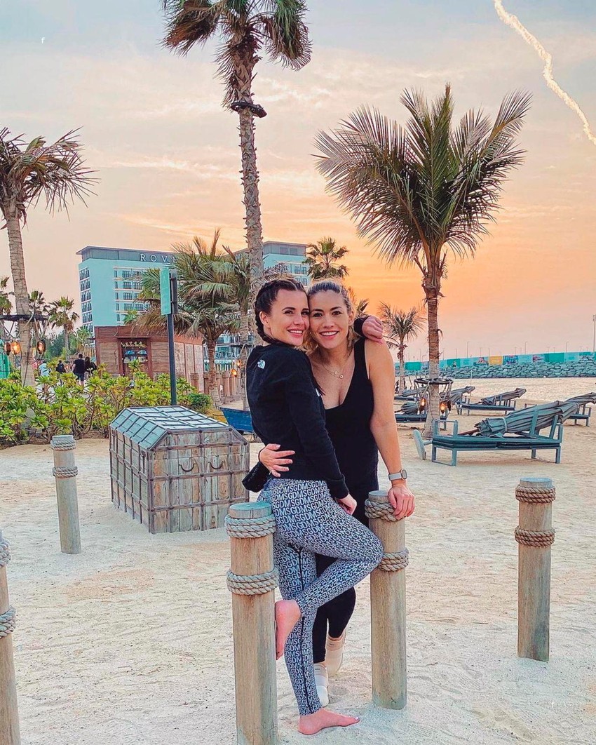 Nemačka manekenka Fiona Erdman u Dubaju u januaru