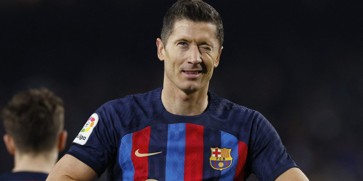 Robert Lewandowski w przyszłym sezonie nie zagra na Camp Nou