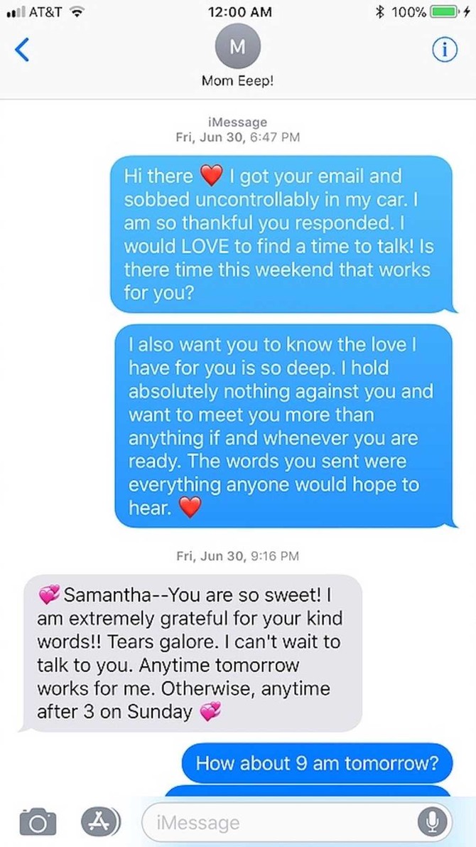 Razgovor sa mamom je bio opušteniji nego što sam očekivala