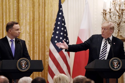 Donald Trump Andrzej Duda