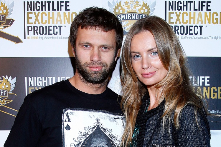 Agnieszka Szulim z mężem