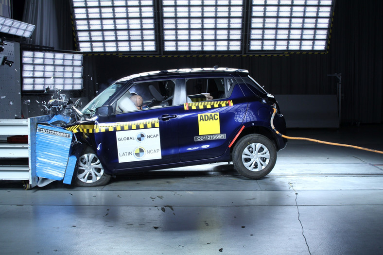 Test zderzeniowy Latin NCAP - Suzuki Swift