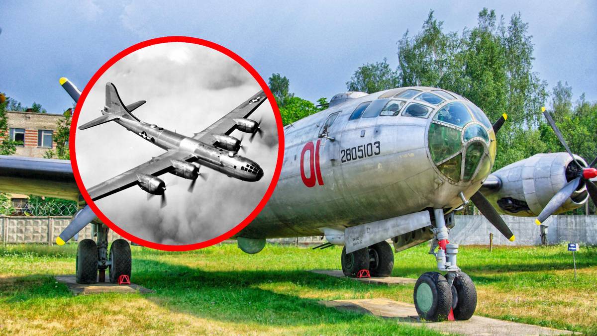 Tupolew Tu-4 to prawie idealna kopia amerykańskiego bombowca B-29