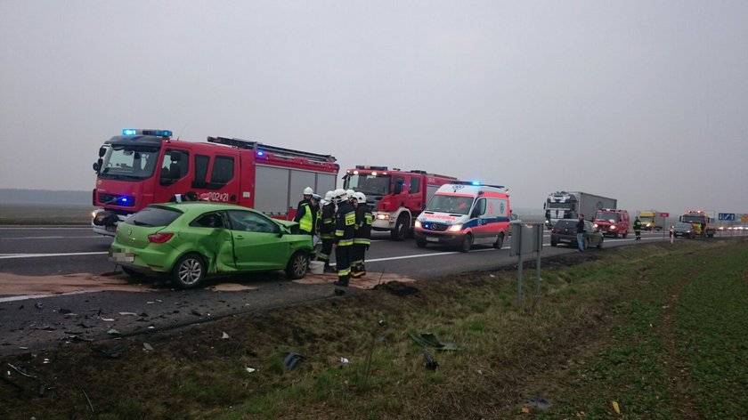 Wypadek we Wrzoskach koło Opola