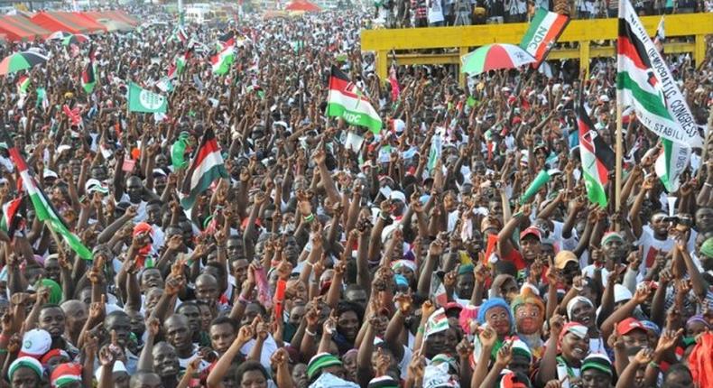 NDC supporters