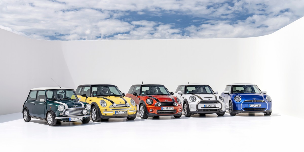 Kolejne generacje flagowego modelu Mini Cooper