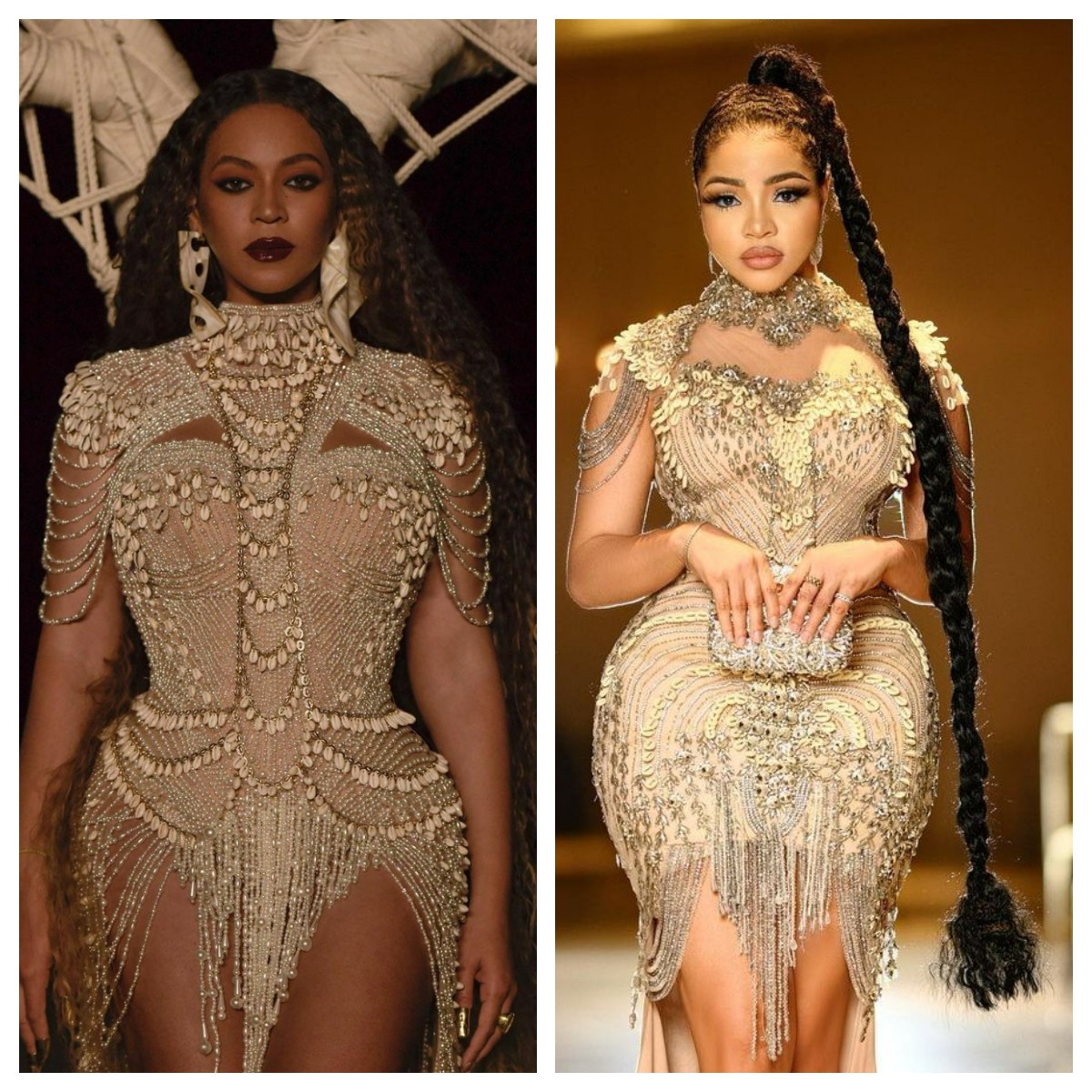 5 times Nigerian celebrities recreated Beyonce's outfits | Pulse Nigeria