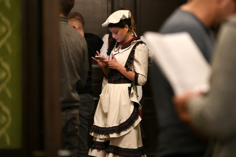 Na setu serije Nasledstvo