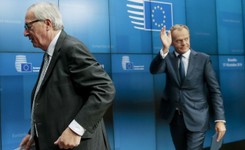 Tusk i Juncker żegnają się z przywódcami państw UE i dziennikarzami. 'Dziekuję za śmiech z żartów, które nigdy nie były śmieszne'