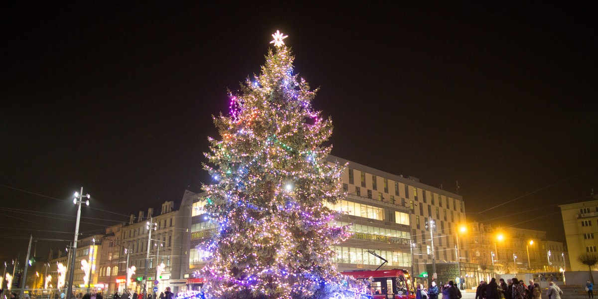 choinka katowice rynek