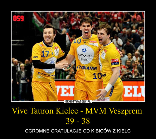 W finale Ligi Mistrzów piłkarzy ręcznych Vive Tauron Kielce pokonał MKB Veszprem - memy po meczu