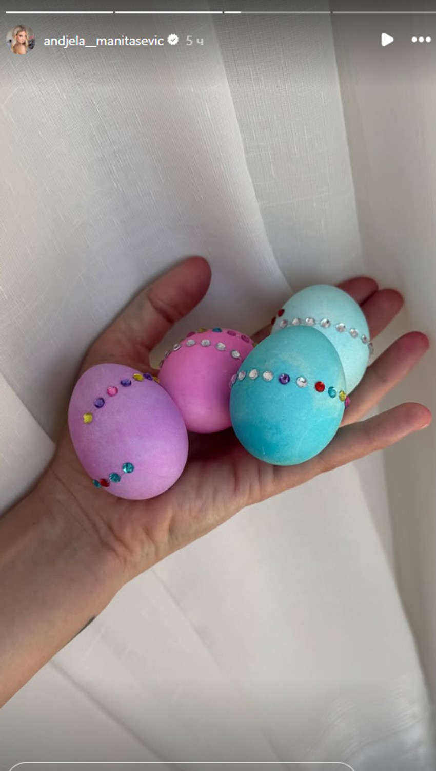 Anđelina jaja za Uskrs