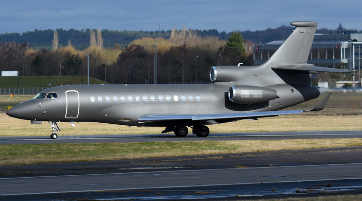 Egy Dassault Falcon 7X /Fotó: JetPhotos