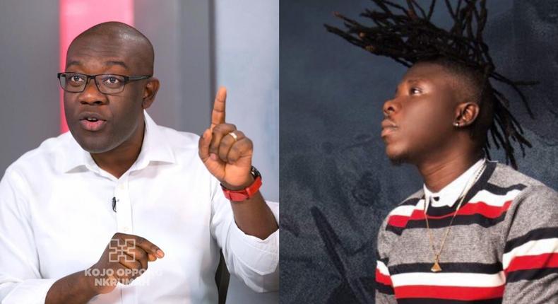 Stonebwoy and Kojo Oppong Nkrumah