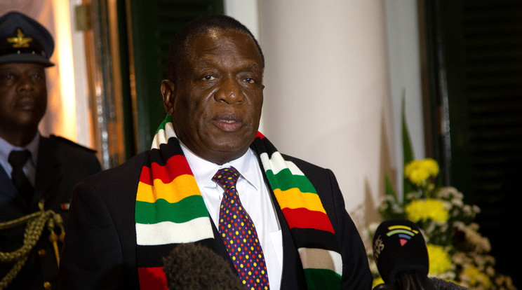 Emmerson Mnangagwa, Zimbabwe elnöke is érintett lehet az ügyben / Fotó: Getty Images