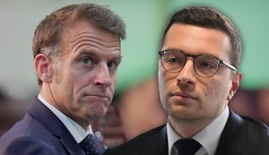 Žordan Bardela i Makron