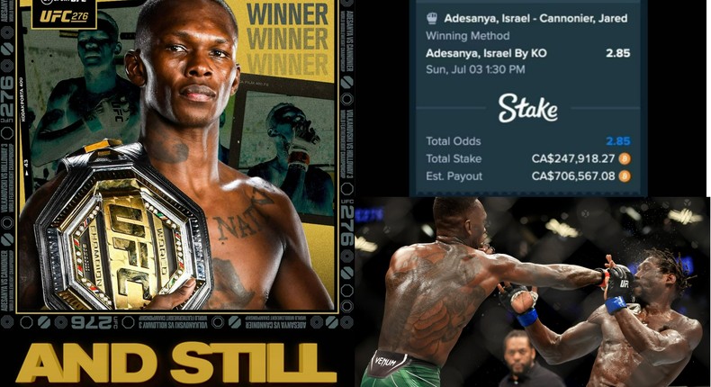 Israel Adesanya survives Drake curse with victory against Jared Cannonier