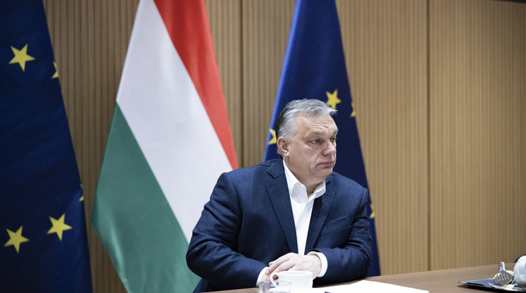 A miniszterelnök szerint ugyanakkor Magyarország vezetése elég erős ahhoz, hogy távol tartsa az országot a háborútól / Fotó: MTI/Miniszterelnöki Sajtóiroda/Fischer Zoltán