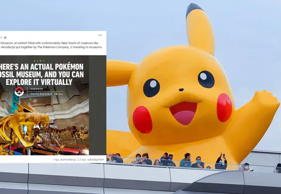 Powstała wystawa skamieniałości Pokemon. Możesz obejrzeć ją również online