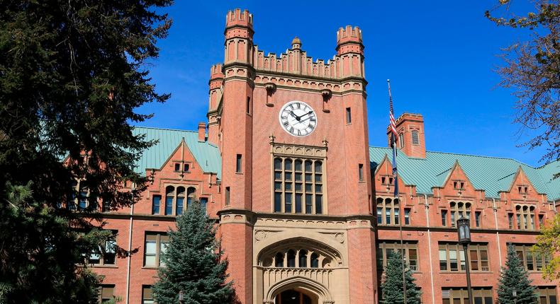 University of Idaho administration building.Education Images/Universal Images Group via Getty Images