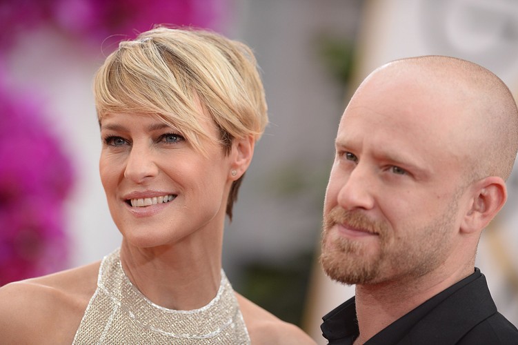 Robin Wright i Ben Foster na gali Złotych Globów 2014