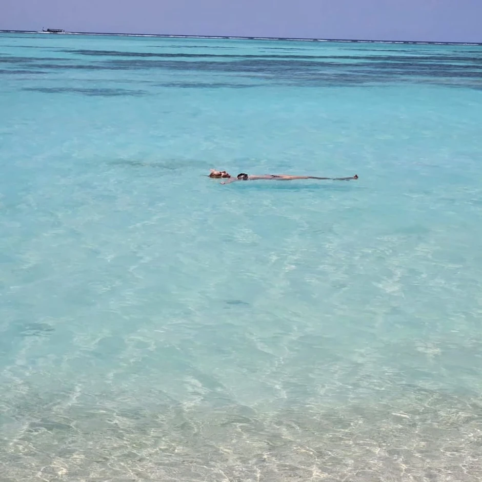 Irina Vukotić na Maldivima