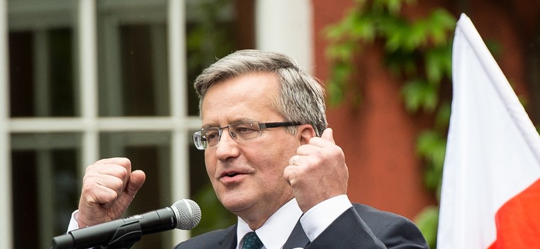 Komorowski o Dudzie: Zmienił zdanie, by zyskać poklask