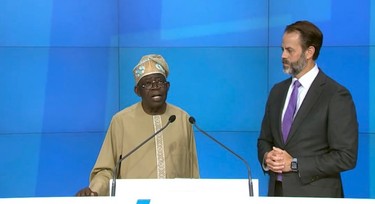 Tinubu not 1st African leader to ring NASDAQ bell - Presidency owns up to error