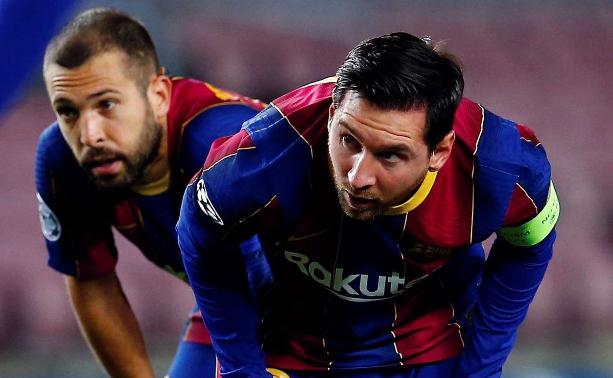 Jordi Alba i Lionel Messi