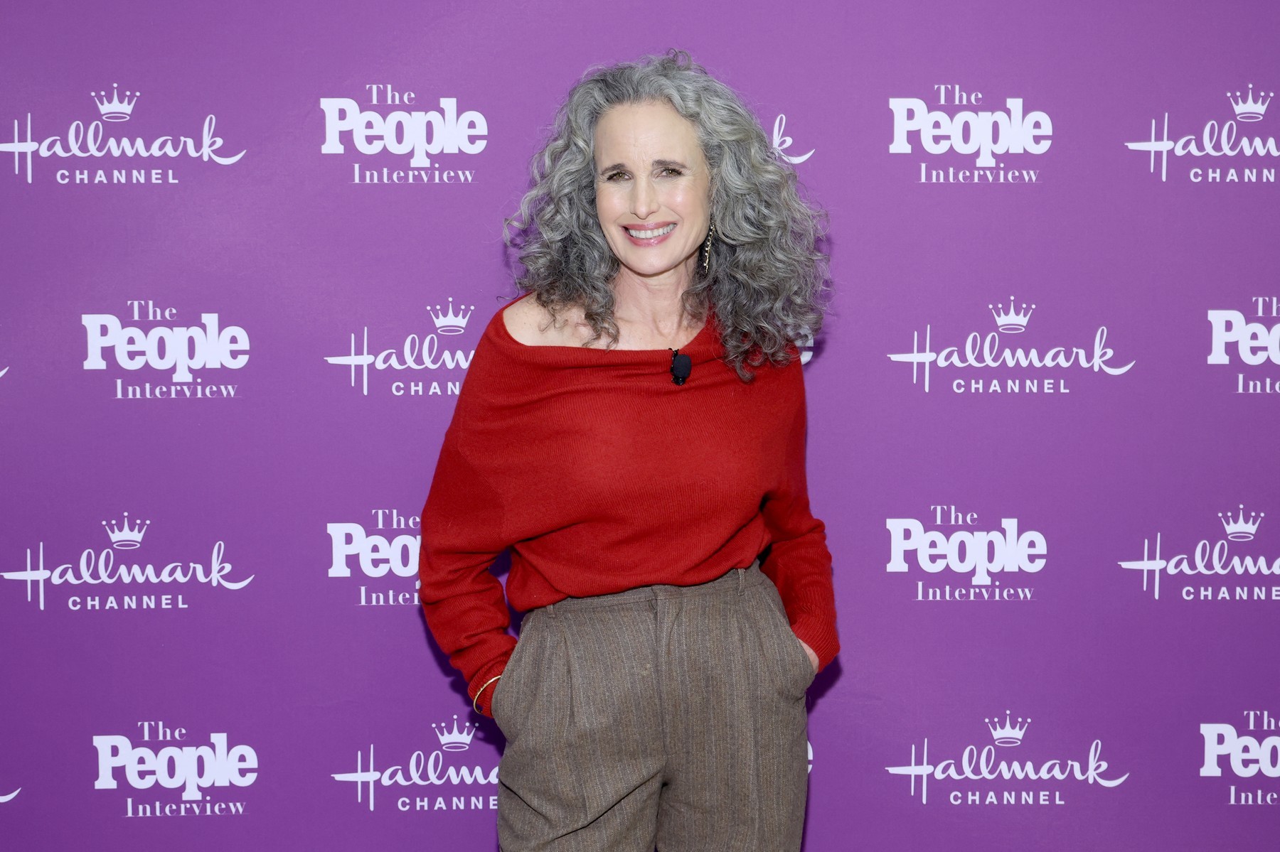 Americká herečka Andie MacDowell.