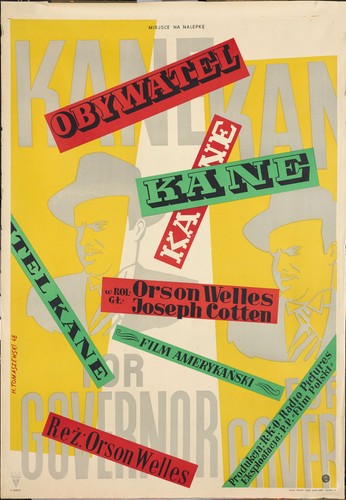 Henryk Tomaszewski, Obywatel Kane, plakat filmowy, 1948