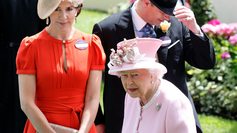 Księżna Maria i królowa Elżbieta II w 2016 r.