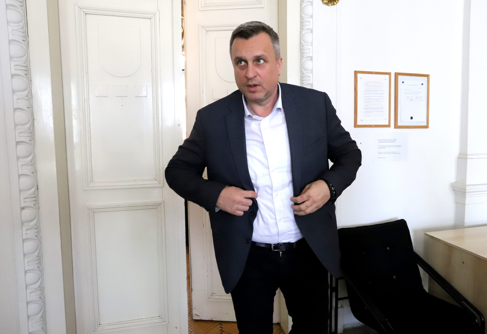 Andrej Danko vypovedal v kauze Dobytkár na ŠTS v Banskej Bystrici.