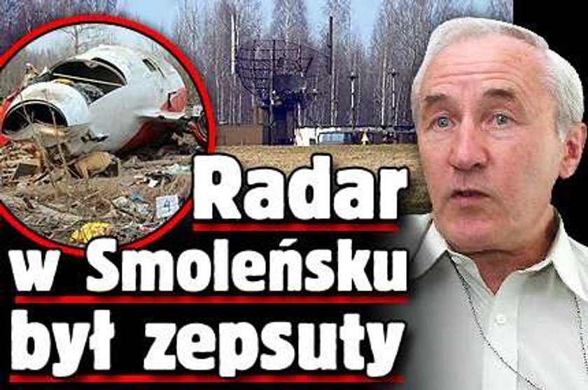 Radar w Smoleńsku był zepsuty