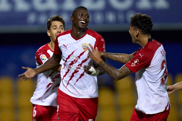 Omar Sadiq concluyó la temporada como mejor jugador del Almería