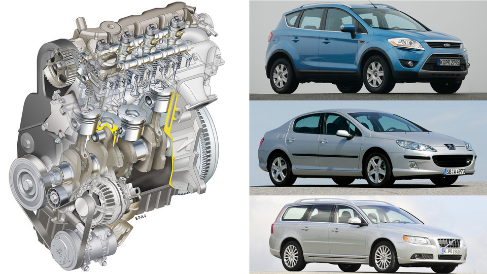 Различие между двигателями. Двигатель PSA 2.2 дизель. Мотор 2.0 HDI PSA. Турбо дизель 4 цилиндровый. Форд 2.0 дизель машина.