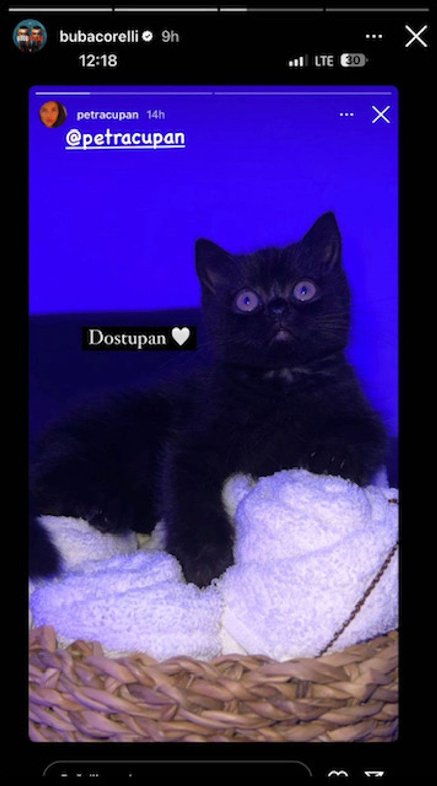 Bubina devojka nekoliko sati pre incidenta objavila fotografiju